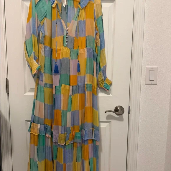 Anthropologie Marais Chiffon Dress Size Small - Picture 2 of 5